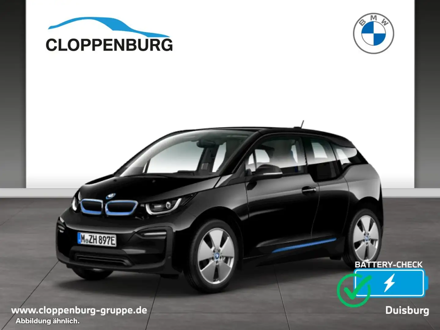 BMW i3 120Ah Navi+SHZ+HiFi+Klimaaut.+Ambi+BT+S/S-AT Zwart - 1
