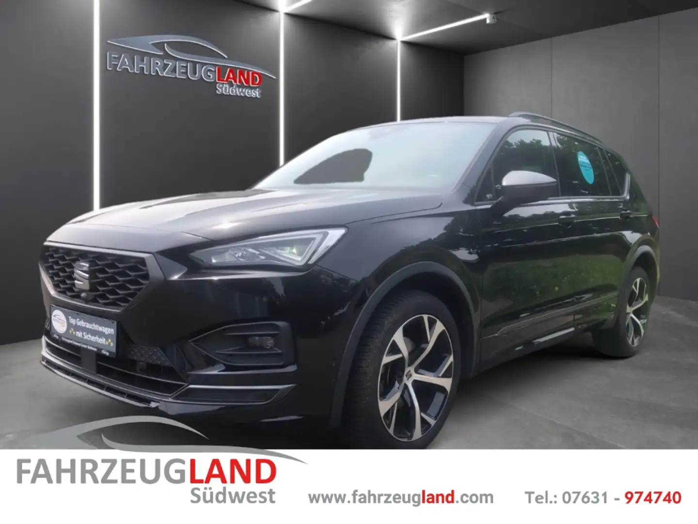 SEAT Tarraco FR 1.5 TSI ACT DSG Navi LED-Sch. 360* Klimatronic Schwarz - 1