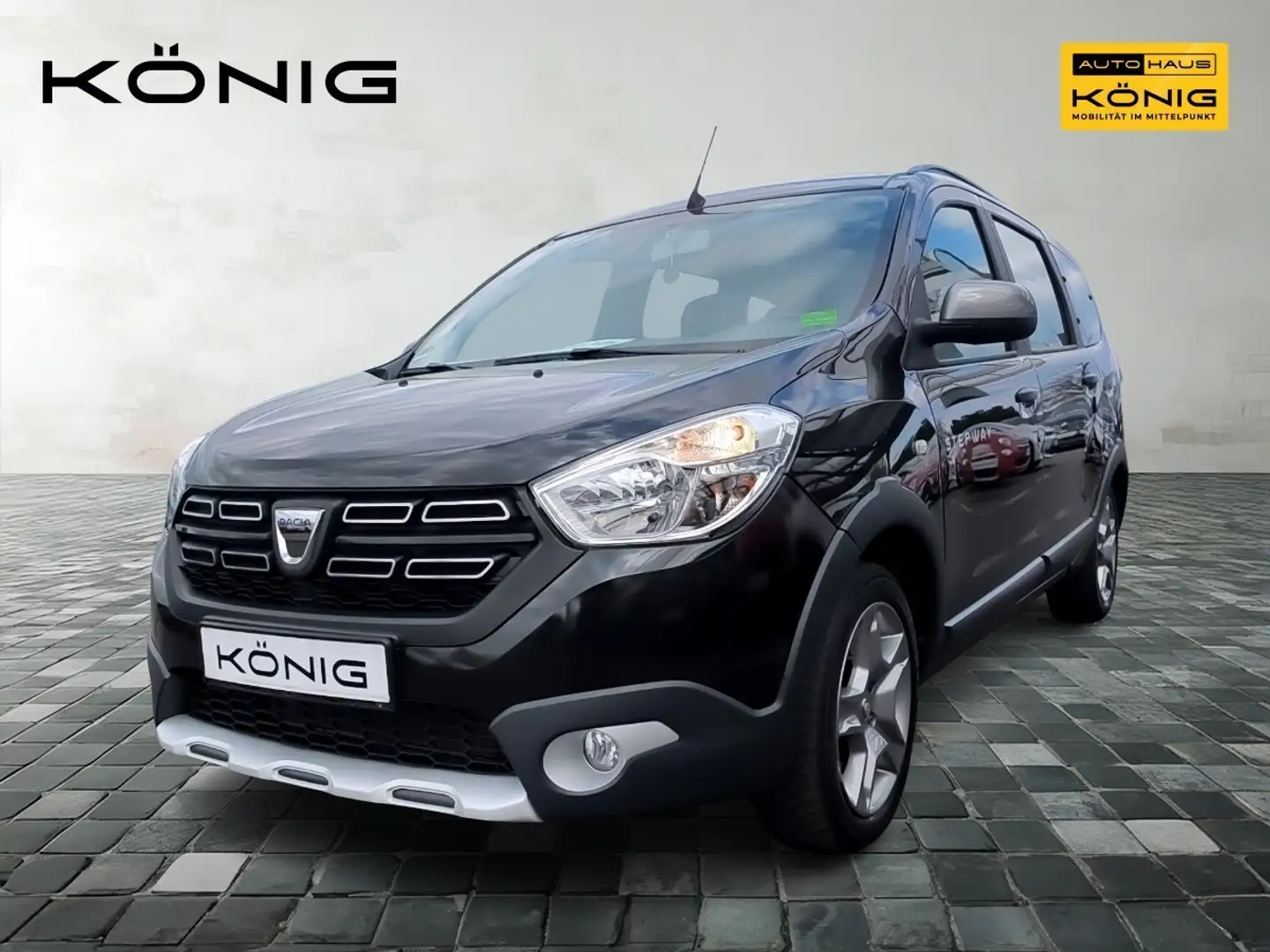 Dacia Lodgy 1.5 dCi 115 Stepway 7Sitzer Navi Klima PDC Schwarz - 1