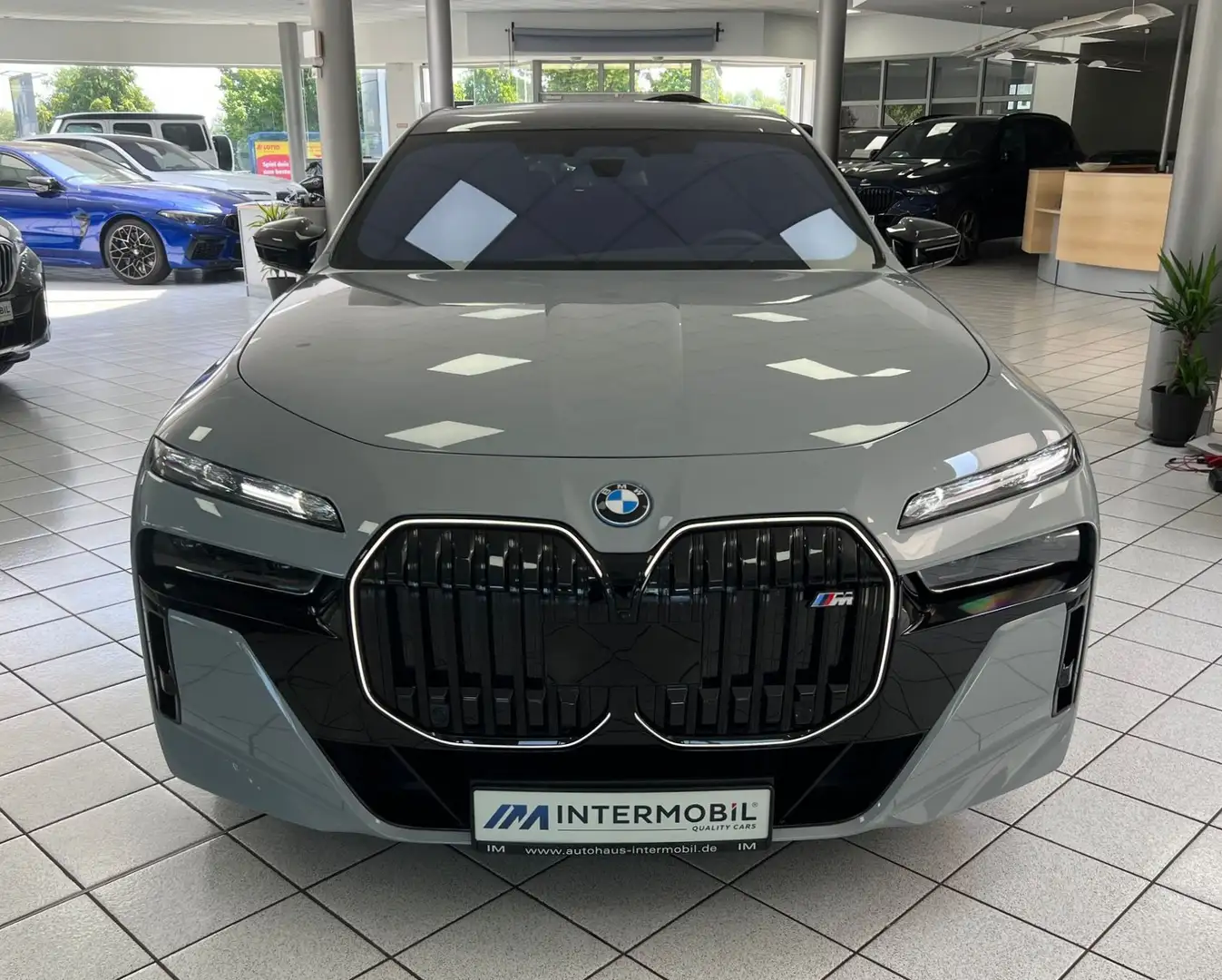BMW i7 xDriveM70 PANO-SKY*KRISTALL*A-TÜREN*B&W* Grau - 2