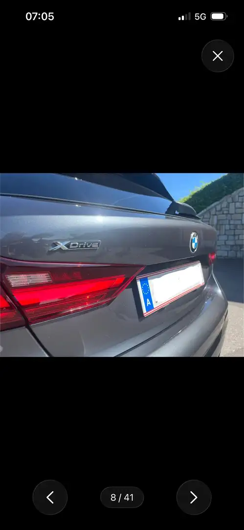 BMW 120 120d xDrive M Sport Aut. M Sport Grau - 2