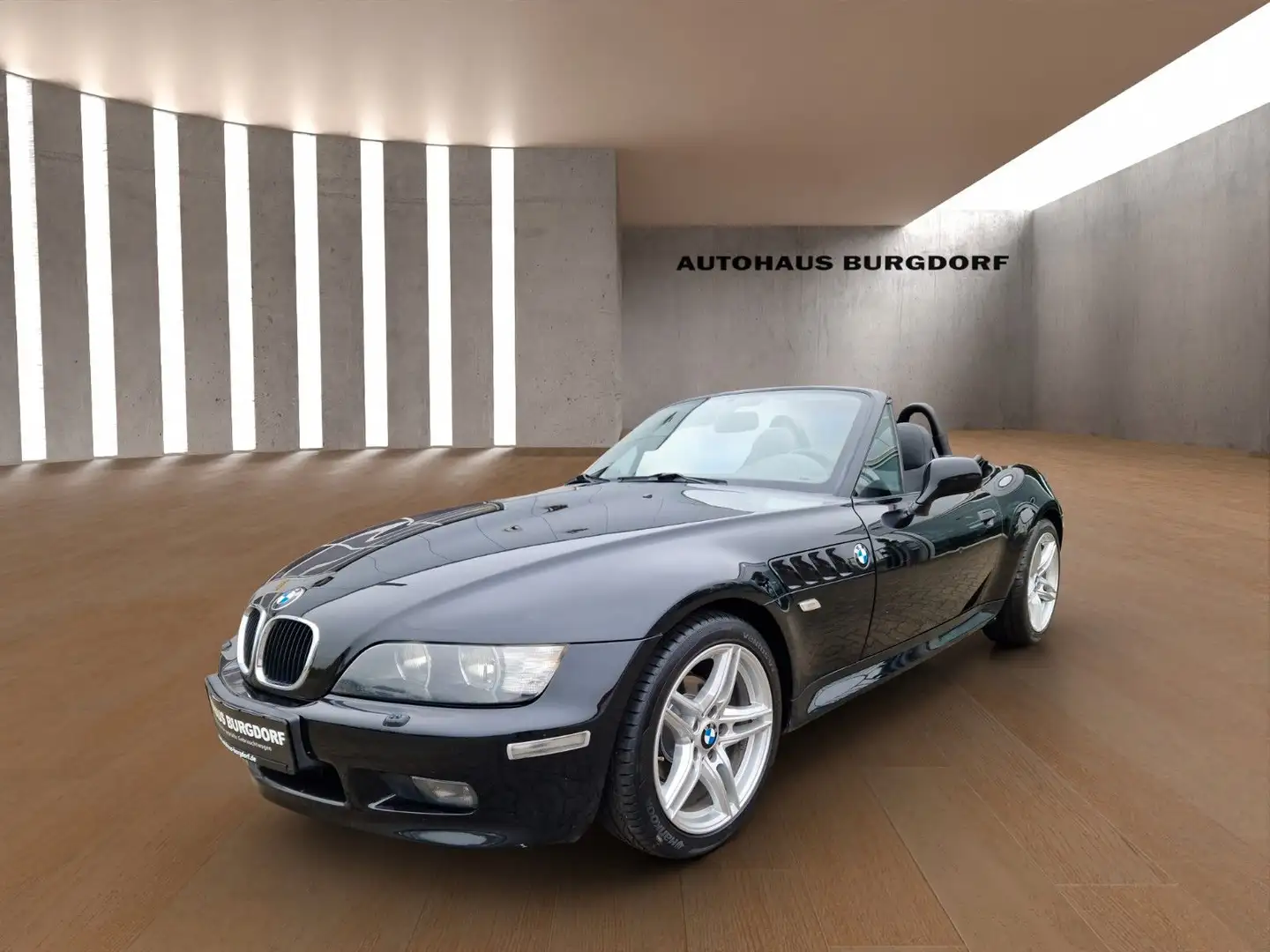 BMW Z3 Roadster 1.9i Vollleder Klima Alufelgen Noir - 1