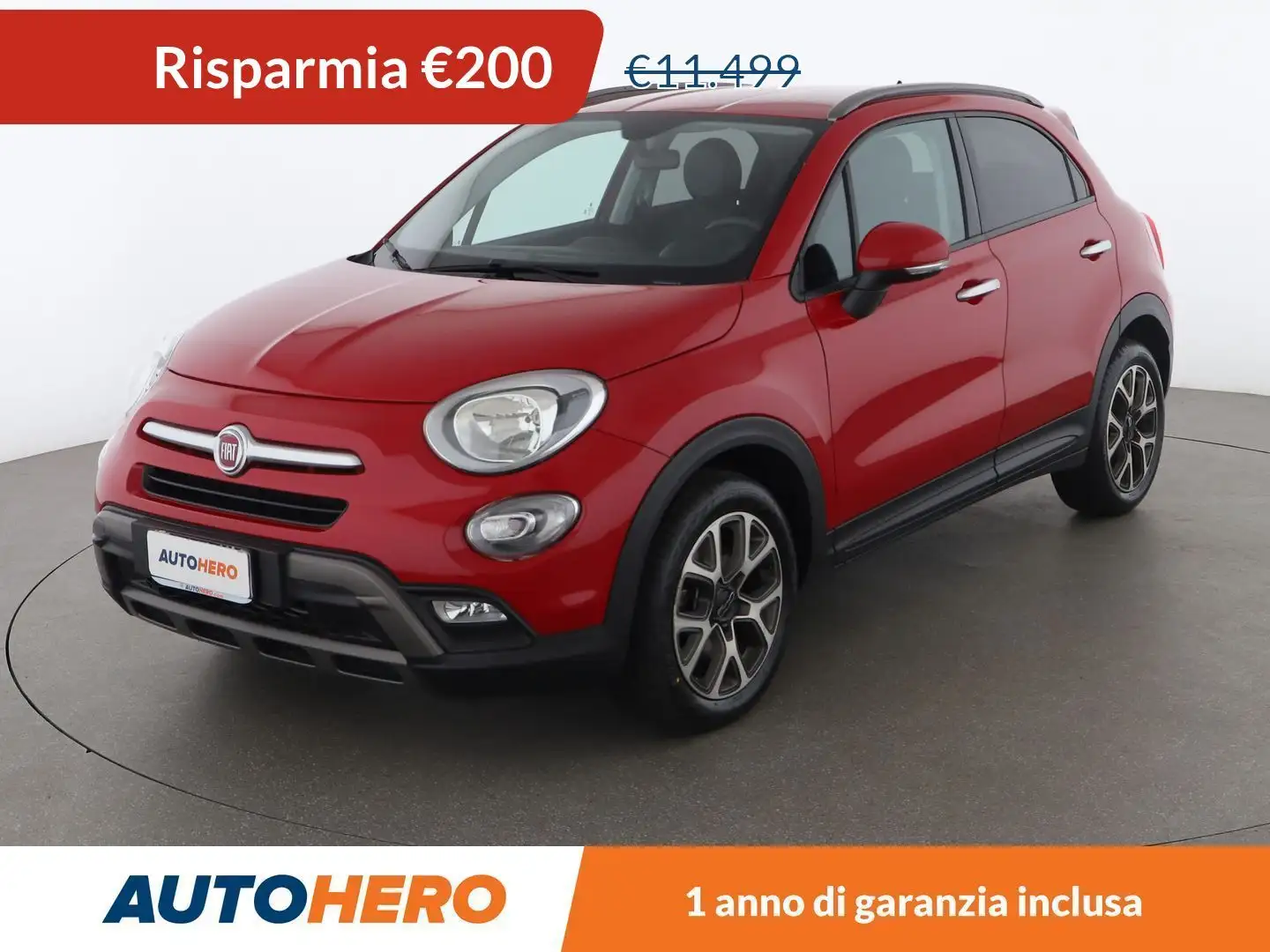 Fiat 500X 1.3 M-Jet City Cross 95 CV Rouge - 1