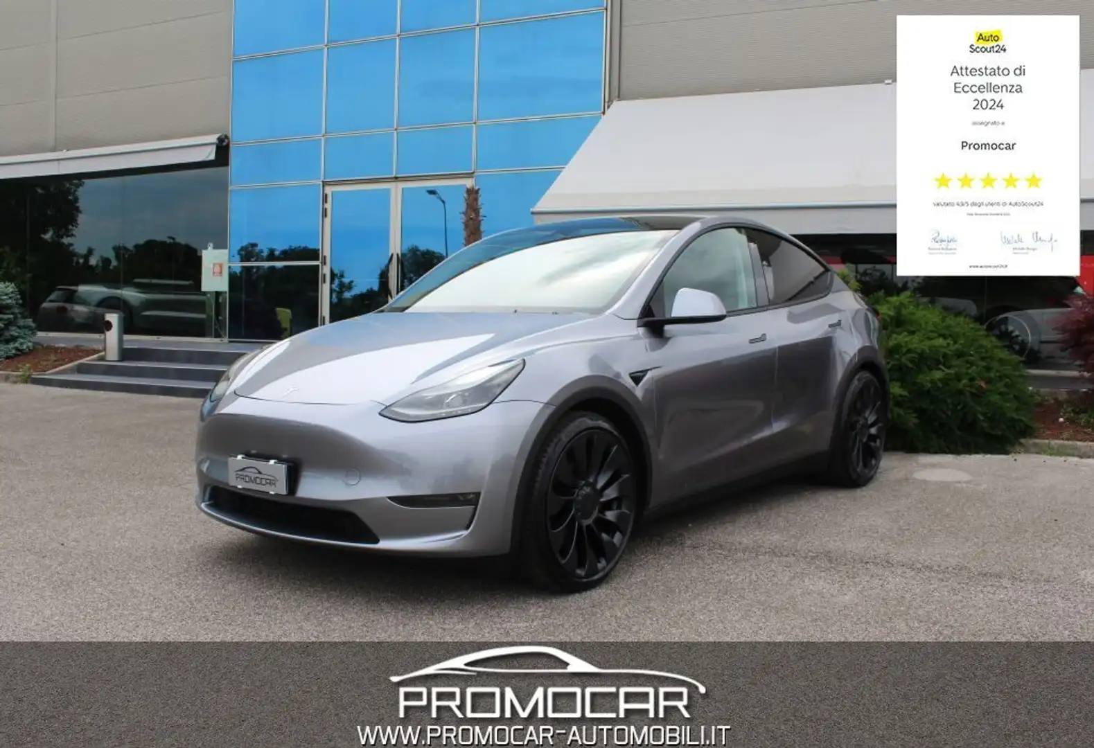 Tesla Model Y PERFORMANCE AWD DUAL MOTOR *AUTOPILOT AVANZATO* Grigio - 1
