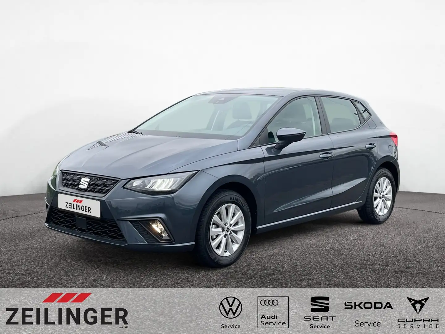 SEAT Ibiza Reference 1.0|5-J-GAR|FULL LINK|SHZ|GRA Grau - 1