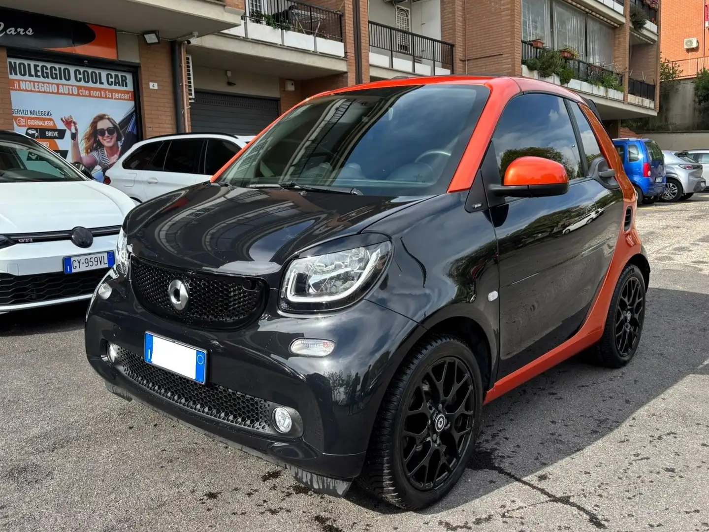 smart forTwo Fortwo Cabrio 1.0 Prime 71cv twinamic PAK SPORT Nero - 1