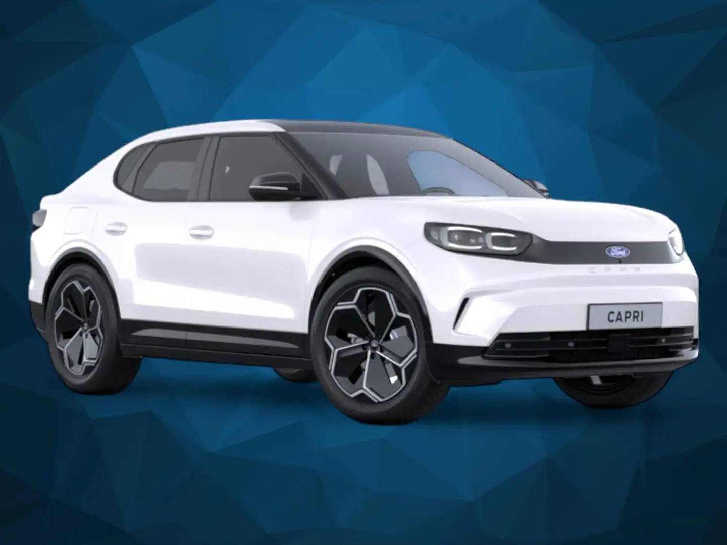 Ford Capri PREMIUM Ext. Range | Pano | Wärmepumpe | AHK Biały - 2