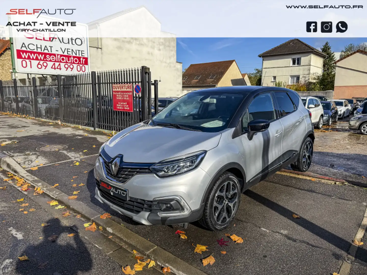 Renault Captur 0.9 TCE 90CH ENERGY INTENS EURO6C Gris - 1
