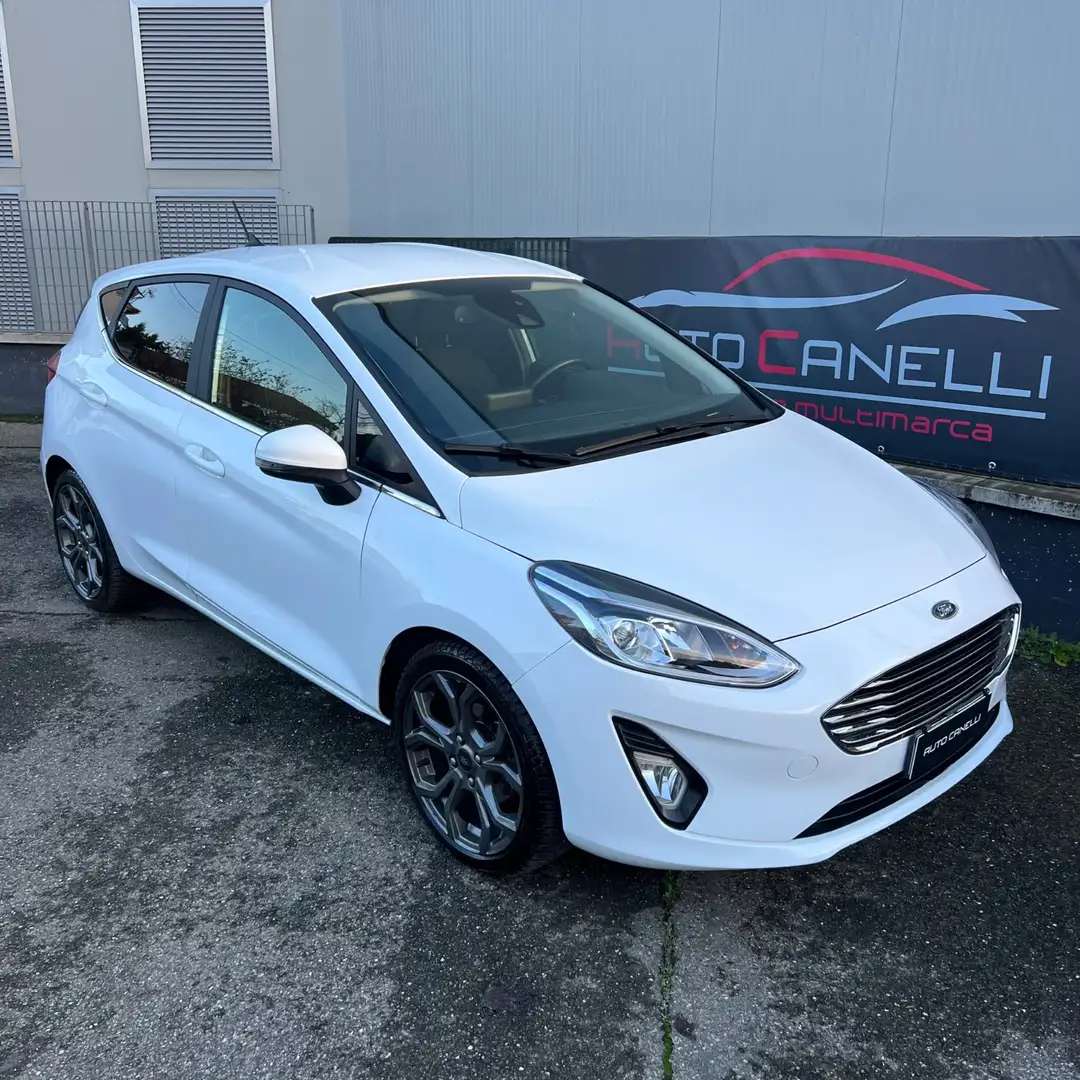 Ford Fiesta Fiesta 1.5 EcoBlue 5 porte Titanium Blanc - 2