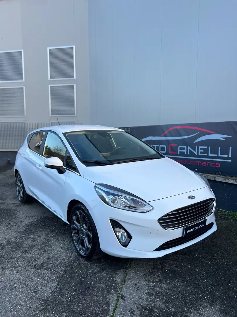 Ford Fiesta Fiesta 1.5 EcoBlue 5 porte Titanium Blanc - 1