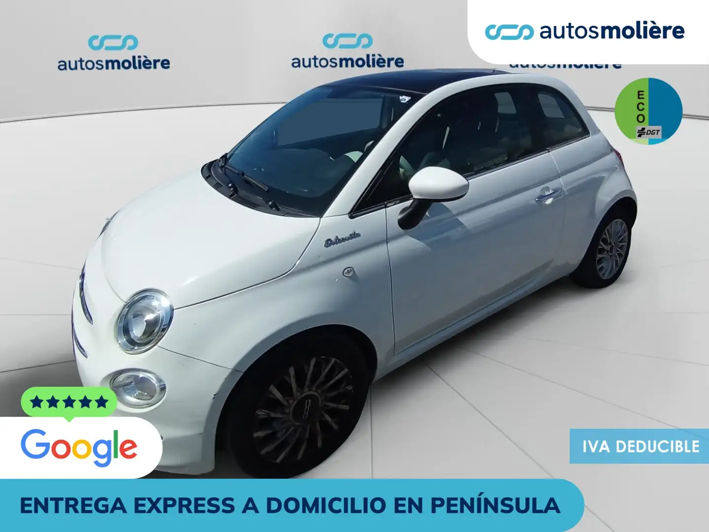 Fiat 500 1.0 Hybrid Dolcevita 52kW Blanco - 1
