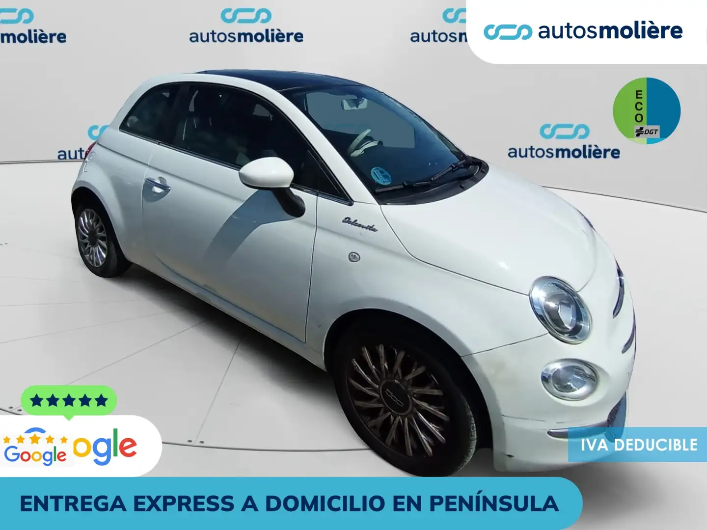Fiat 500 1.0 Hybrid Dolcevita 52kW Blanco - 2