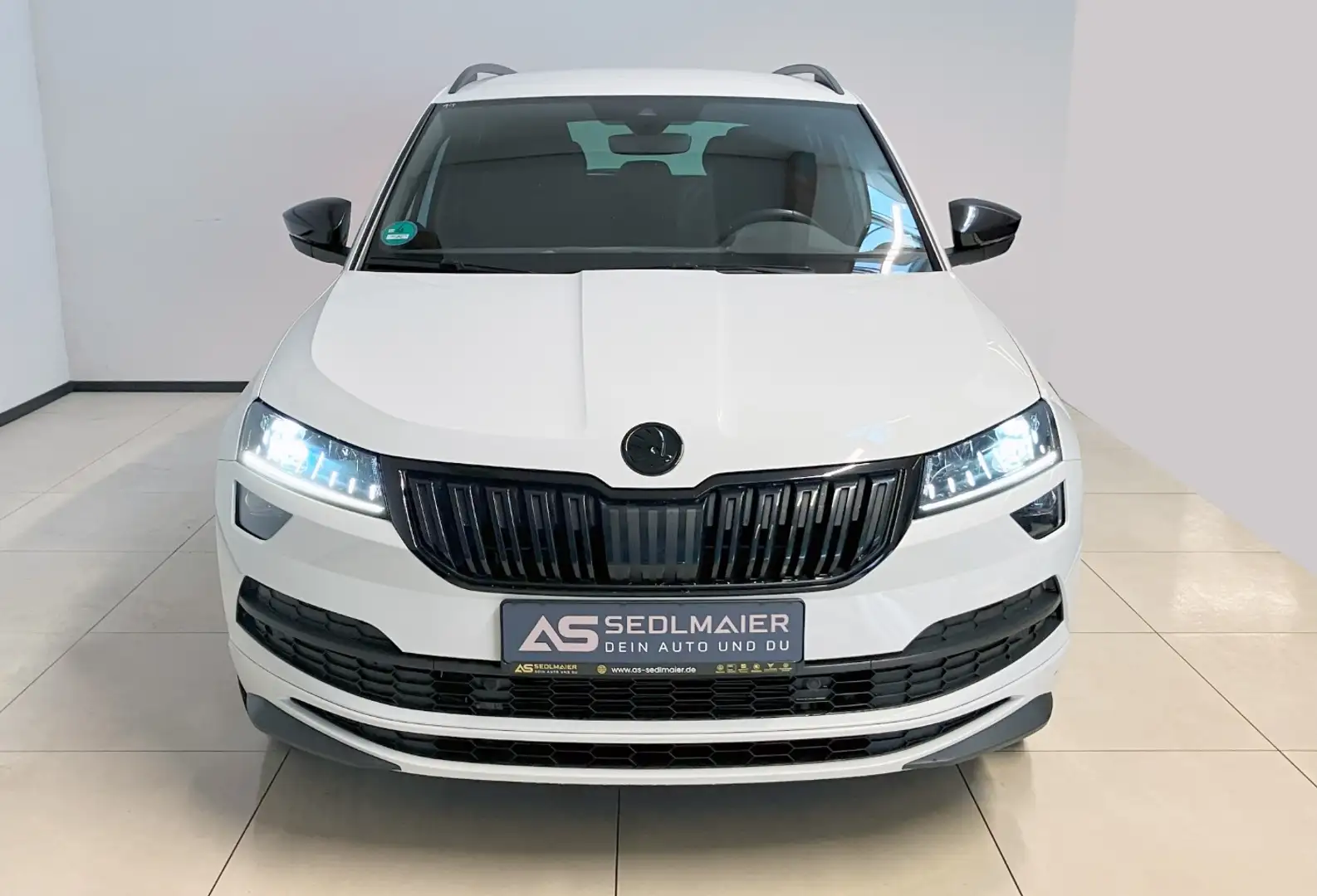 Skoda Karoq 2.0 TSI Sportline 4x4 SOUND|SHZv+h|ACC|RCam Blanc - 2