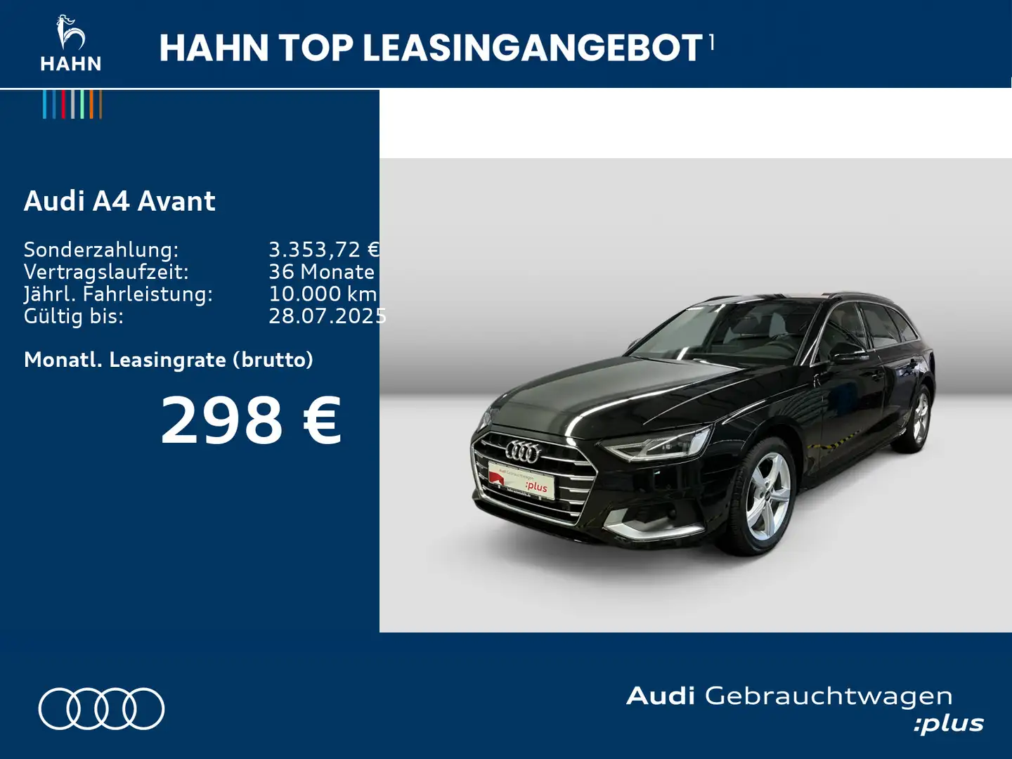 Audi A4 35 TDI advanced AHK-Vor Carplay CAM Schwarz - 2