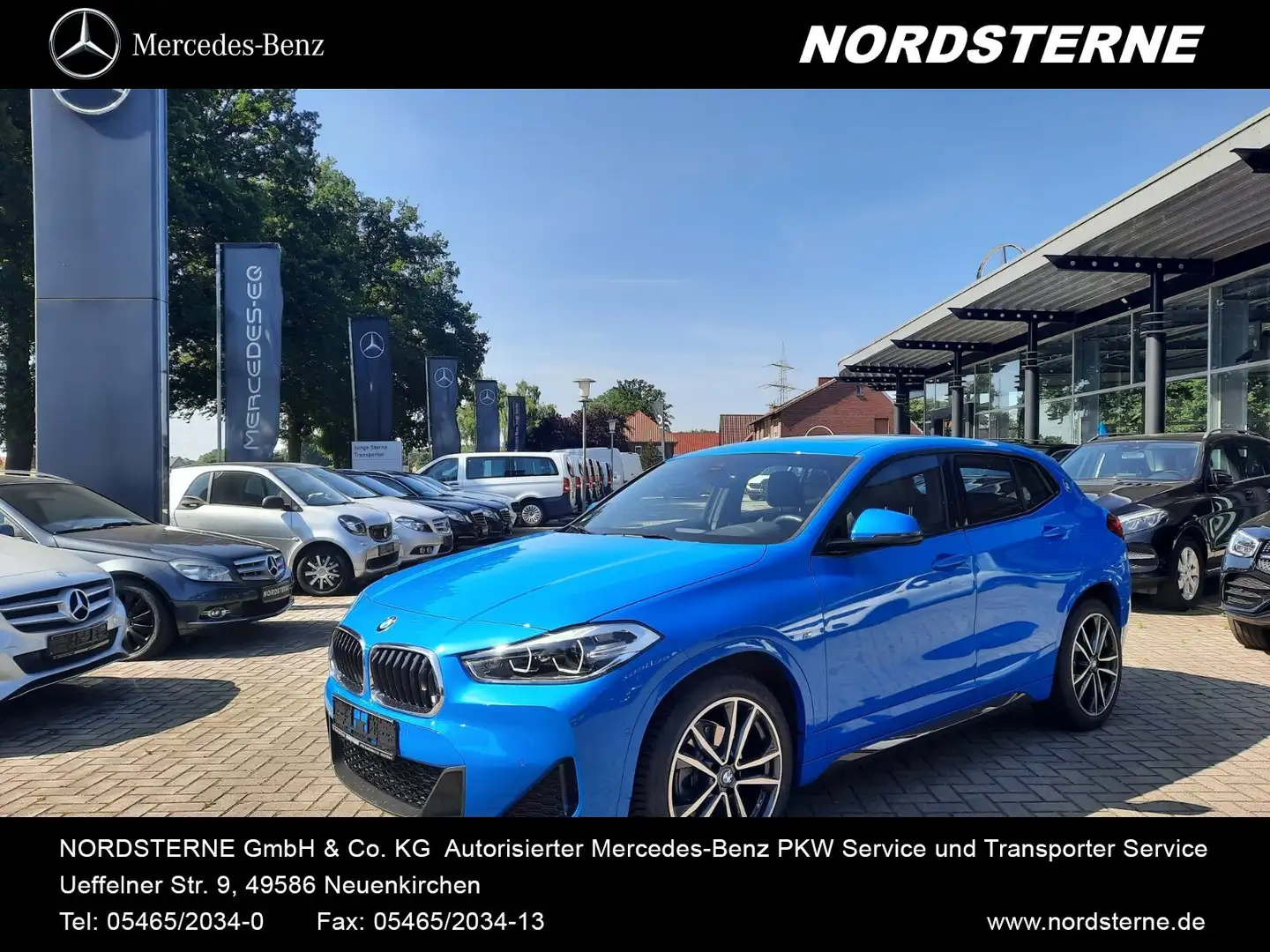 BMW X2 X2 sDrive18i M Sport+Panorama+Kamera+Navi+LED Bleu - 1