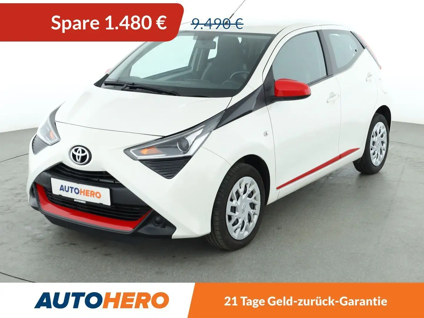 Toyota Aygo 1.0-VVT-i X-Play*KLIMA*GARANTIE* Wit - 1