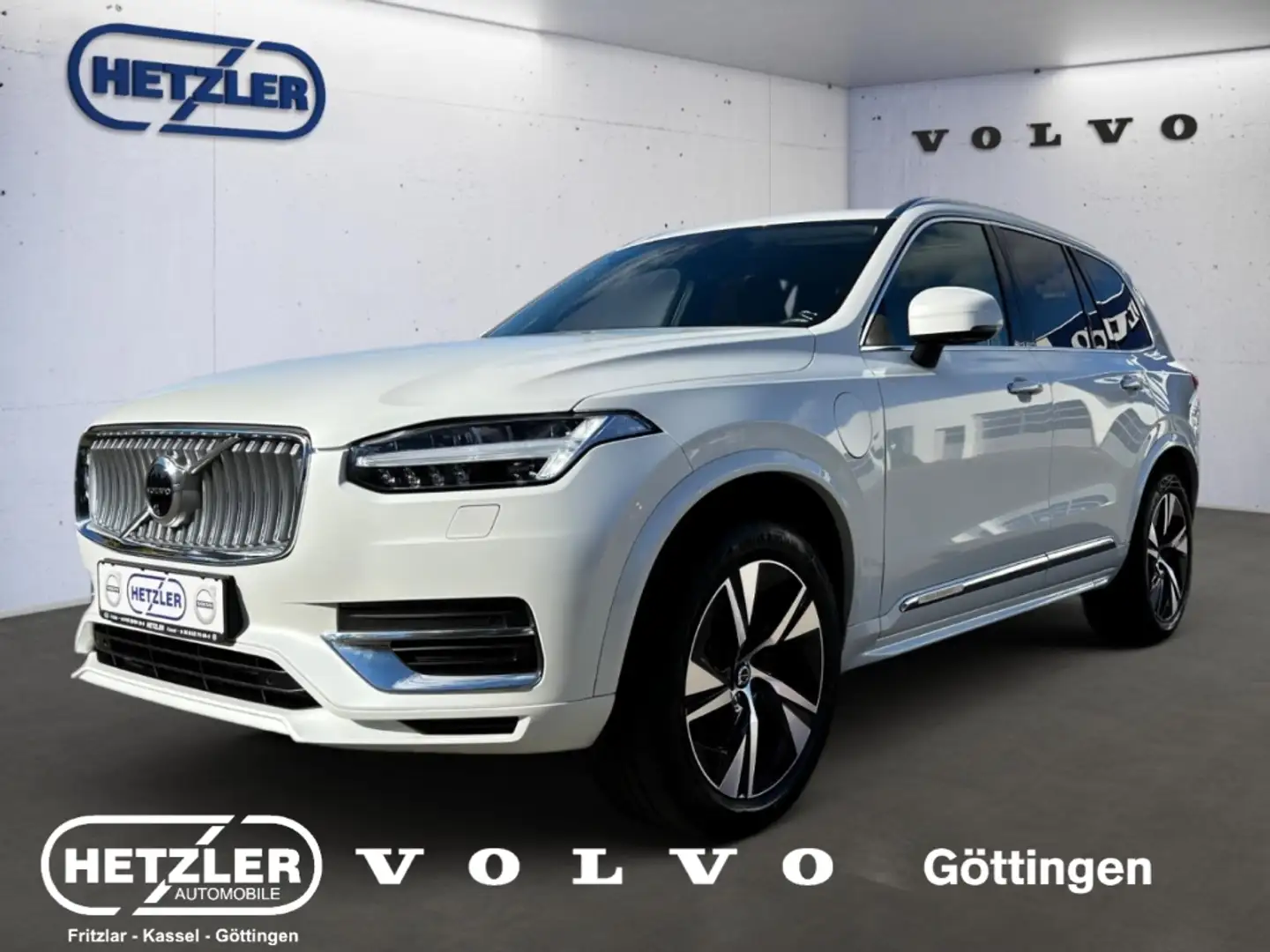 Volvo XC90 Plus Bright Recharge Plug-In Hybrid AWD T8 Twin En Weiß - 1