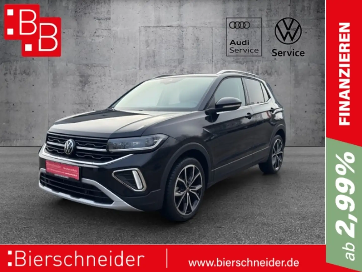 Volkswagen T-Cross 1.5 TSI DSG Style IQ-LIGHT DIGITAL PRO RÜCKFAHRKAM Noir - 1