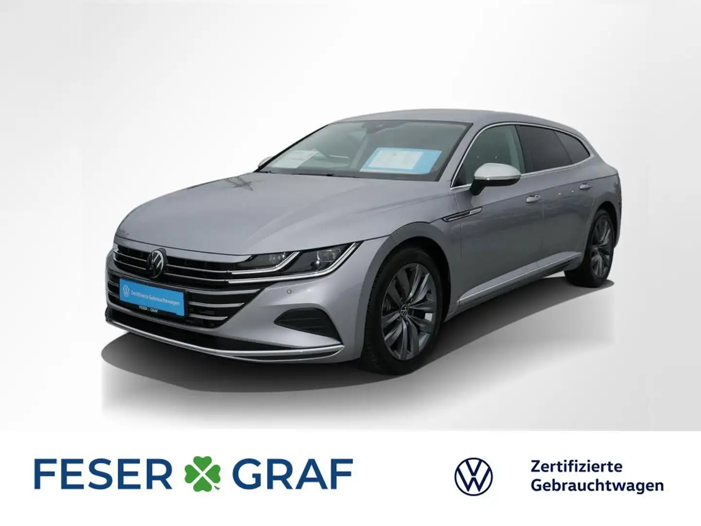 Volkswagen Arteon Shooting Brake 2.0 TDI Elegance AHK Navi Silber - 1