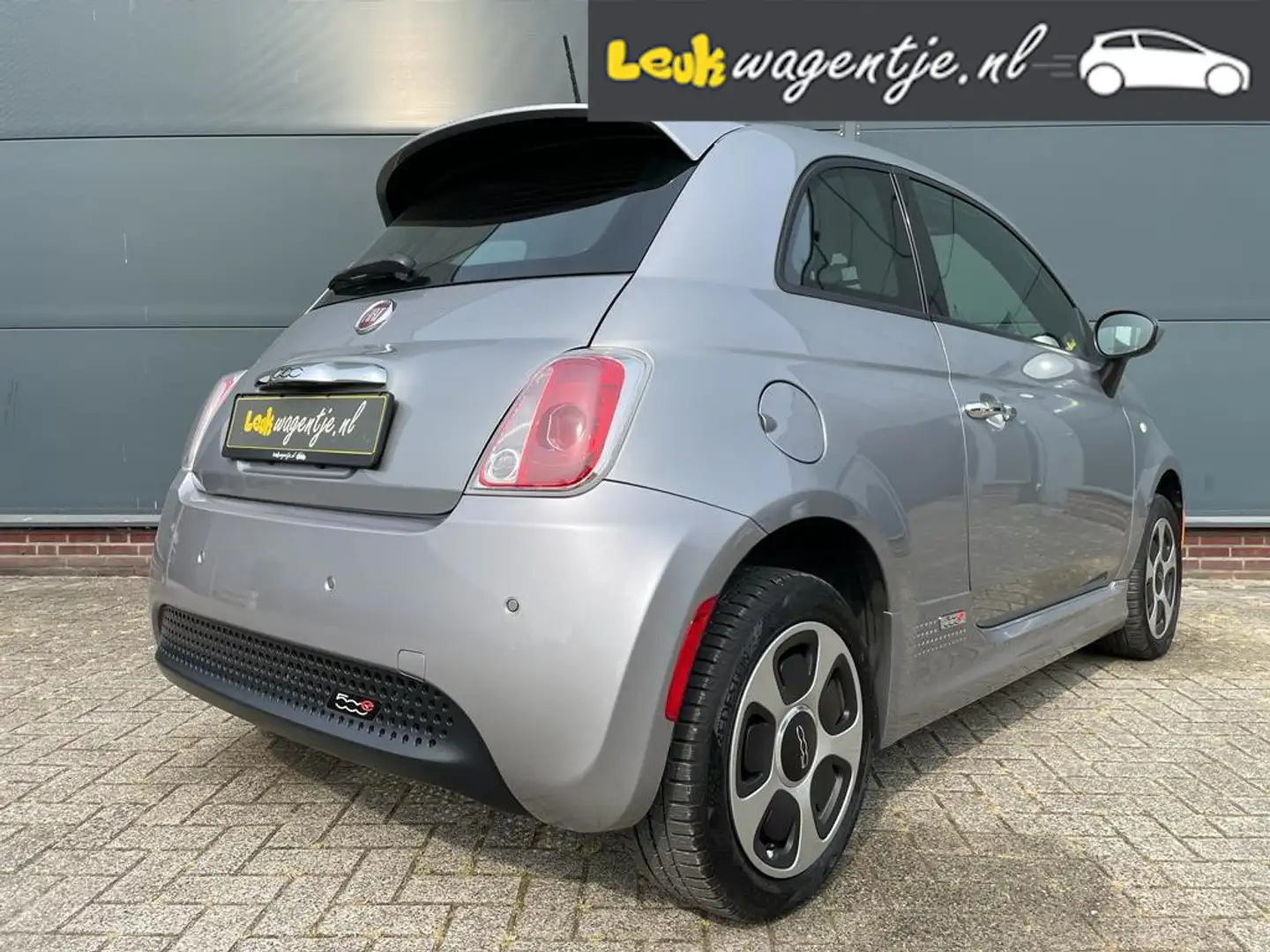 Fiat 500e California *elektrisch *climate *navigatie *leder Grijs - 2