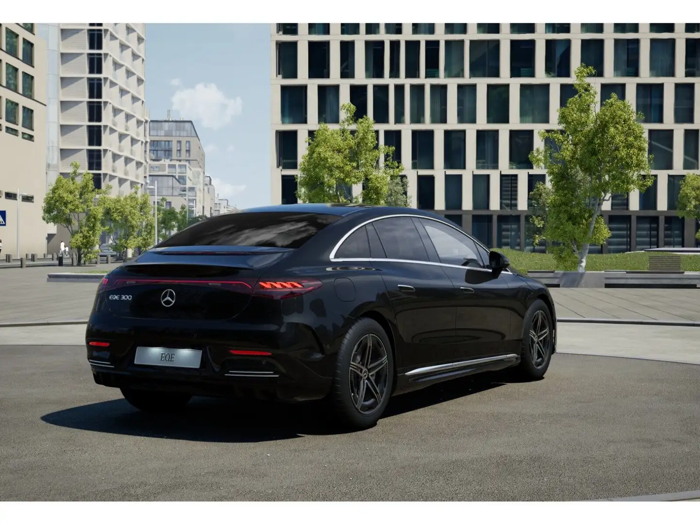 Mercedes-Benz EQE 300 AMG-Sport/DIGITAL/360/Burm/Memo/Distr/19 Schwarz - 2