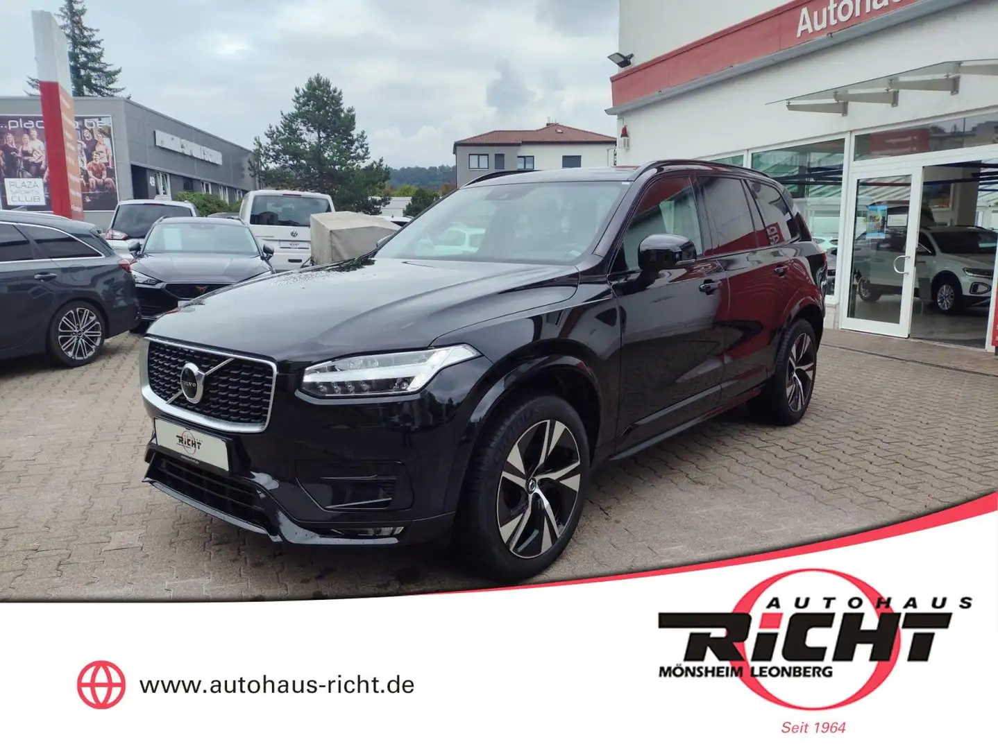 Volvo XC90 D5 R-Design AWD STHZ Pano H&K Negro - 1