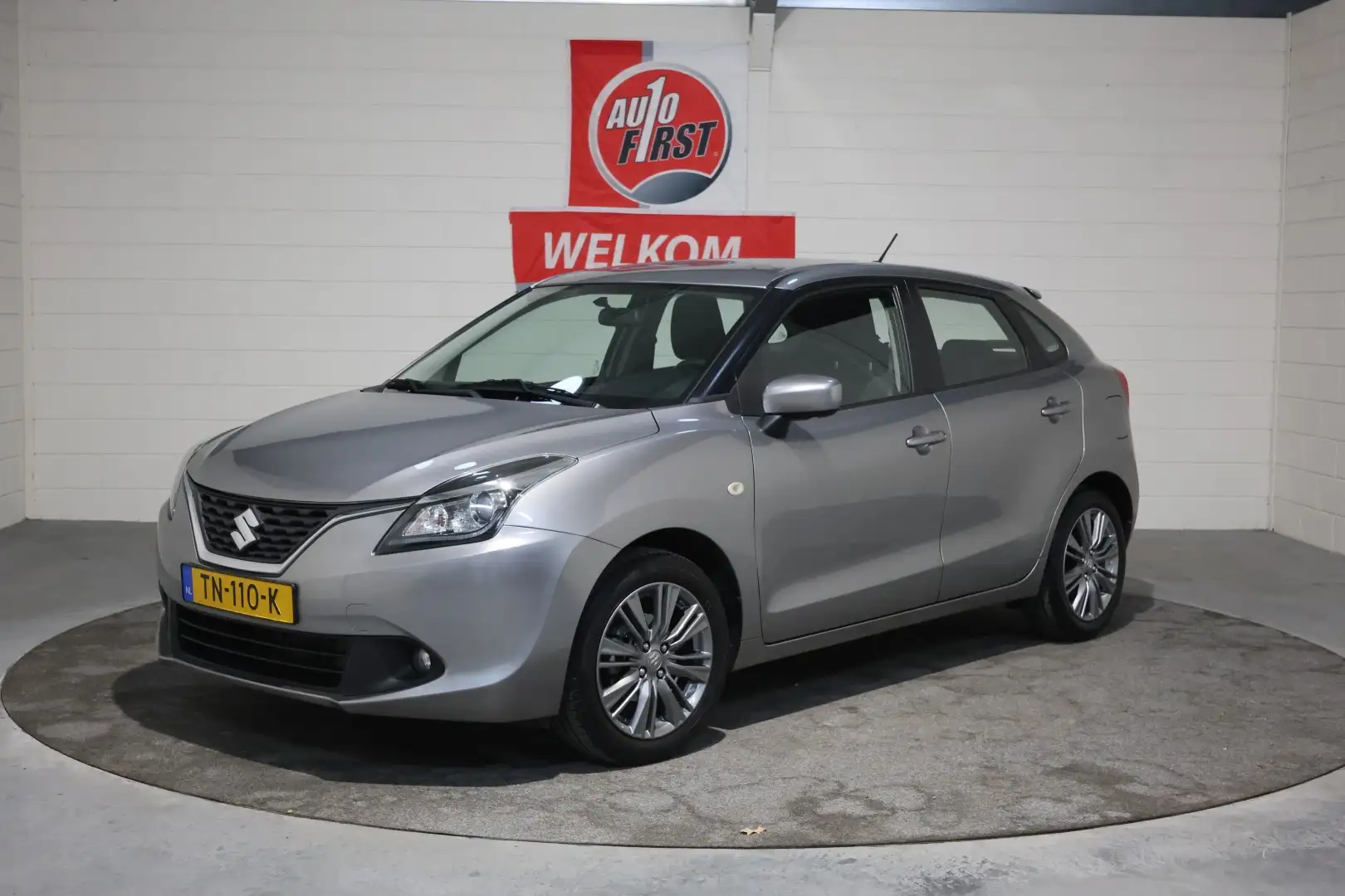 Suzuki Baleno 1.2 Dynamic, Automaat, 1e Eig. Zuinig, Airco, Trek Szary - 1