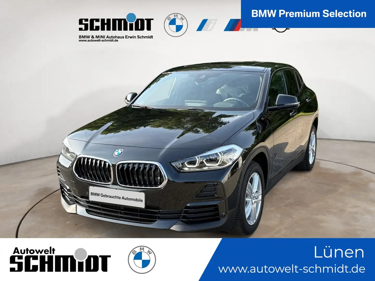 BMW X2 sDrive18i Panorama + 2Jahre-BPS.-GARANTIE Noir - 1