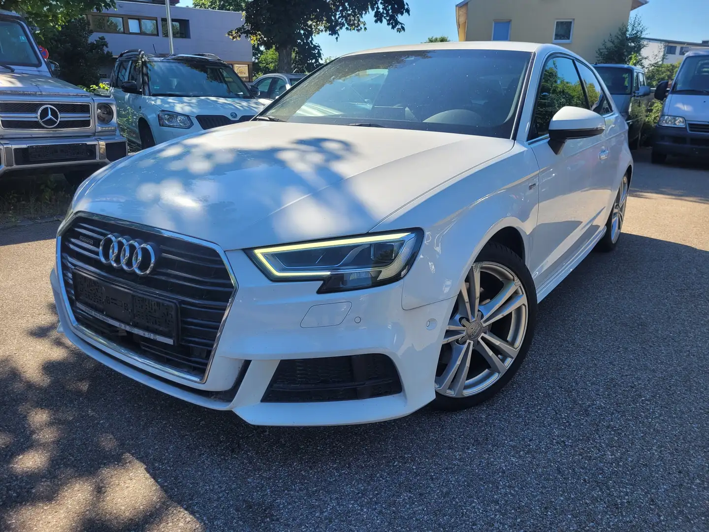 Audi A3 2.0 TDI Quattro Sport *1 Hand/3x S-line/ACC/MwSt* Weiß - 1