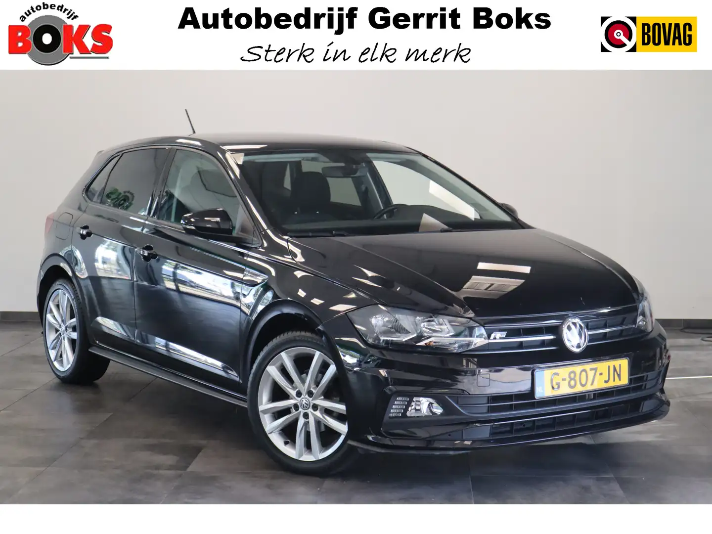 Volkswagen Polo 1.0 TSI Highline R-line Adaptive-Cruise Navigatie Negro - 1