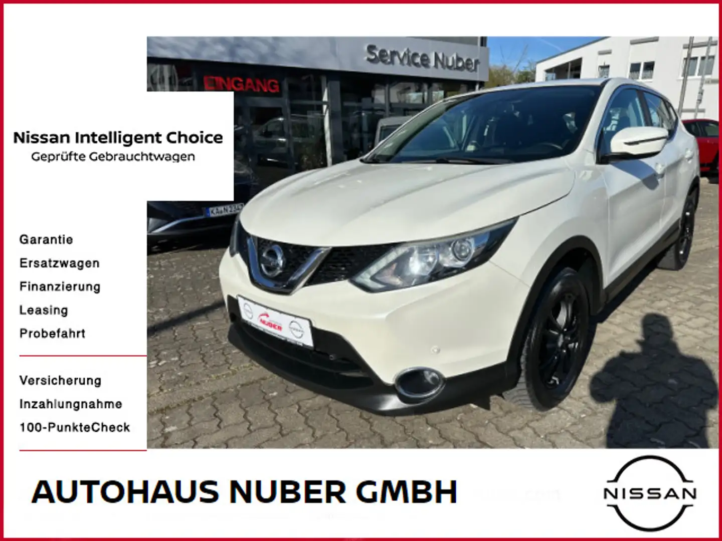 Nissan Qashqai 1,6dci Acenta Navi Sitzheizung Blanc - 1