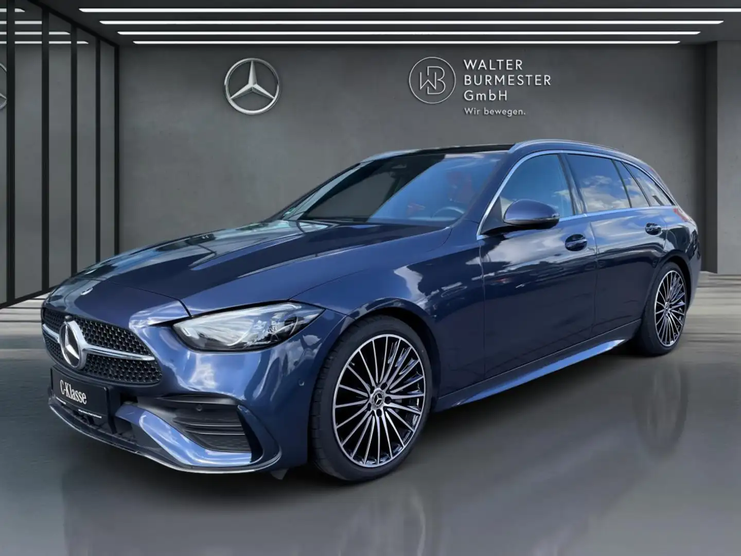 Mercedes-Benz C 180 T AMG AdvancedPlus Pano Distronic AHK Blau - 1