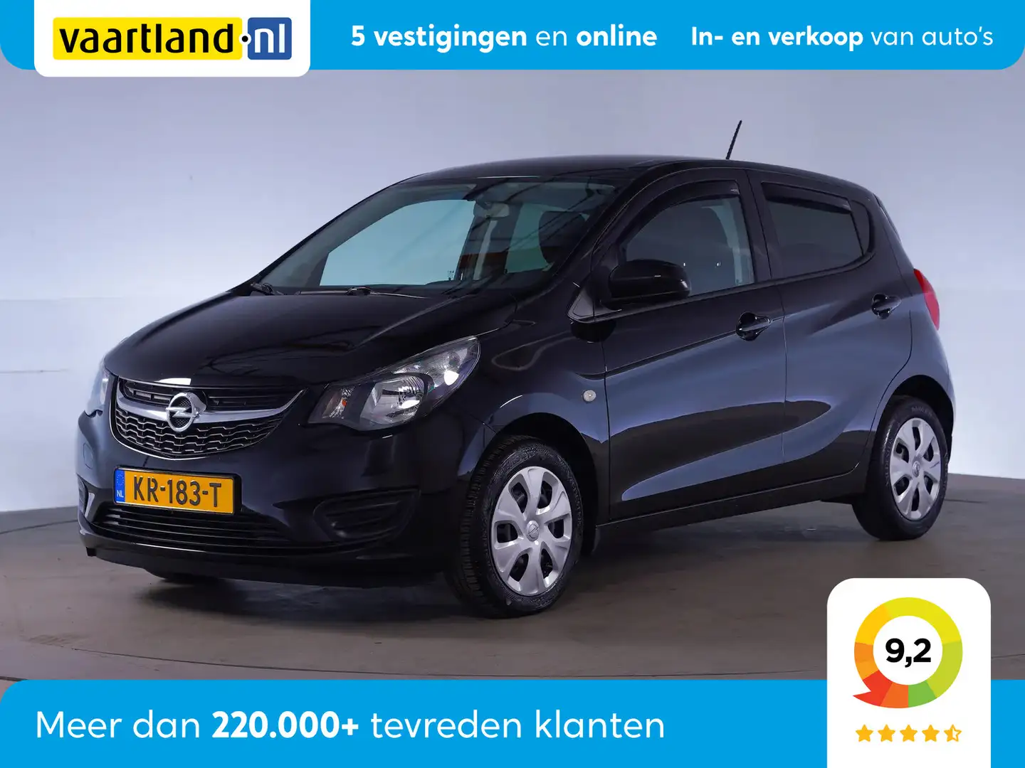 Opel Karl 1.0 ecoFlex Edition [ Airco Elek. ramen Cruise con Negru - 1