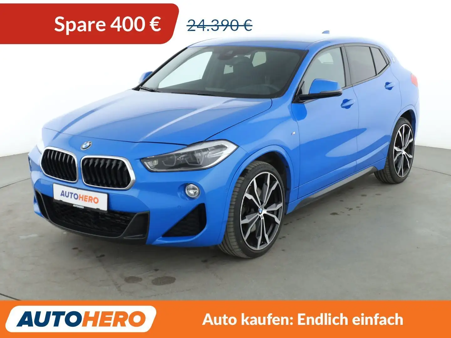 BMW X2 xDrive 20d M Sport Aut.*NAVI*LED*HUD*CAM* Blau - 1