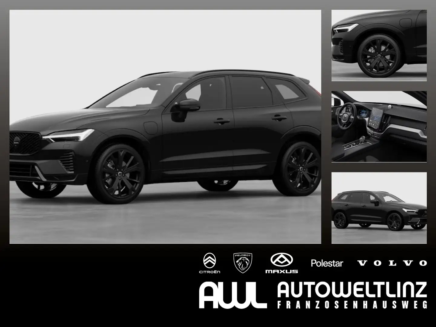 Volvo XC60 T6 AWD PHEV Ultra Black Schwarz - 1