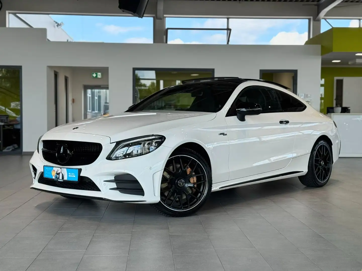Mercedes-Benz C 400 Coupe AMG-Line*Pano*Digital*ACC*LED*RFK* Blanco - 1
