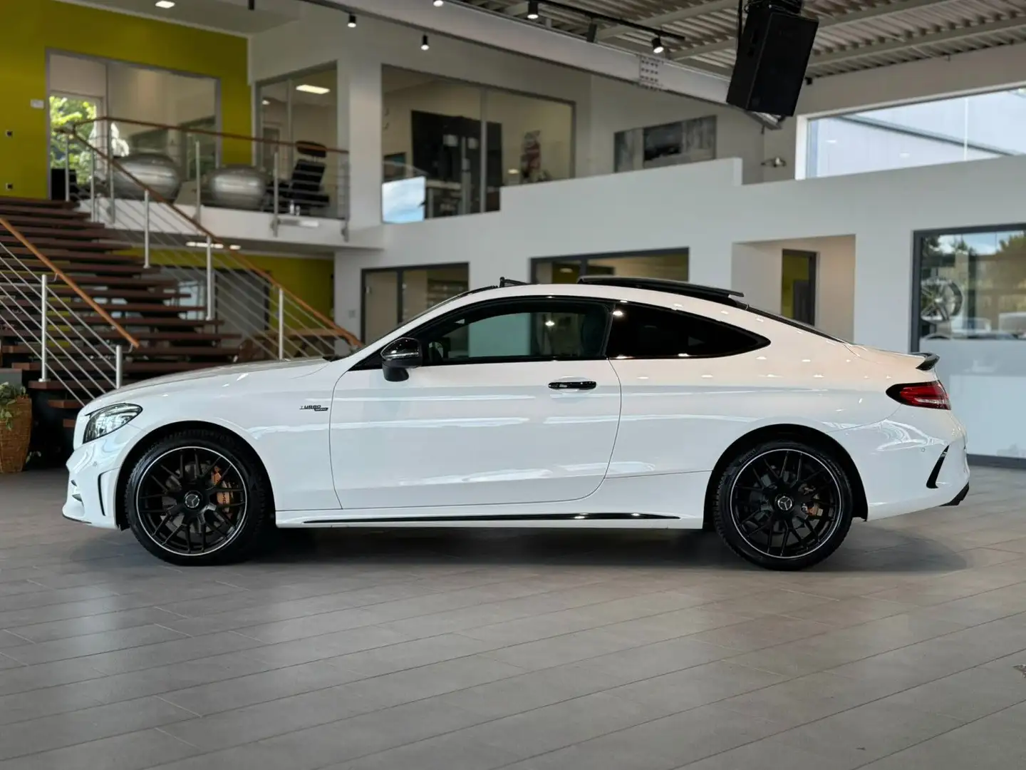 Mercedes-Benz C 400 Coupe AMG-Line*Pano*Digital*ACC*LED*RFK* Blanco - 2