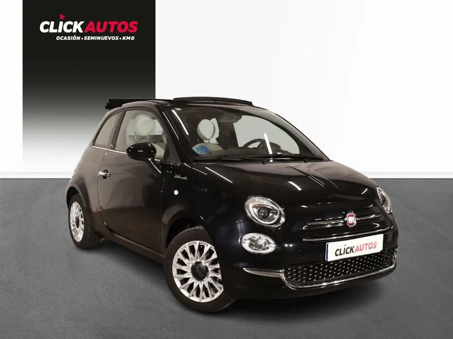 Fiat 500C C 1.0 Hybrid 70CV Dolcevita Negro - 2