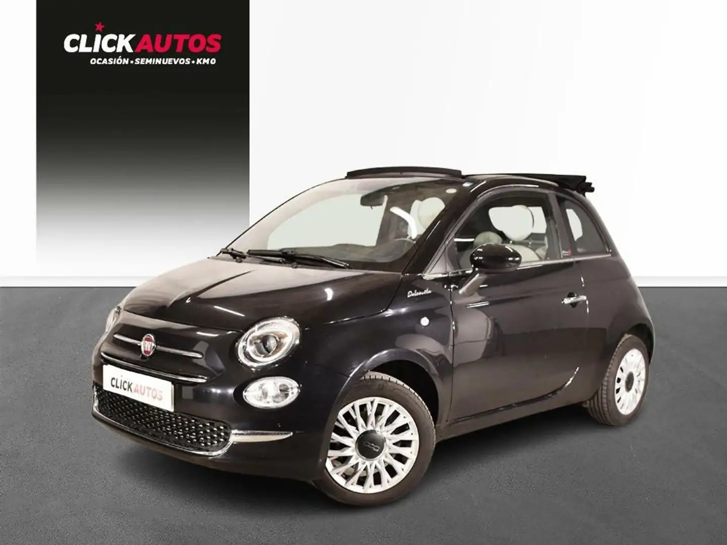 Fiat 500C C 1.0 Hybrid 70CV Dolcevita Negro - 1