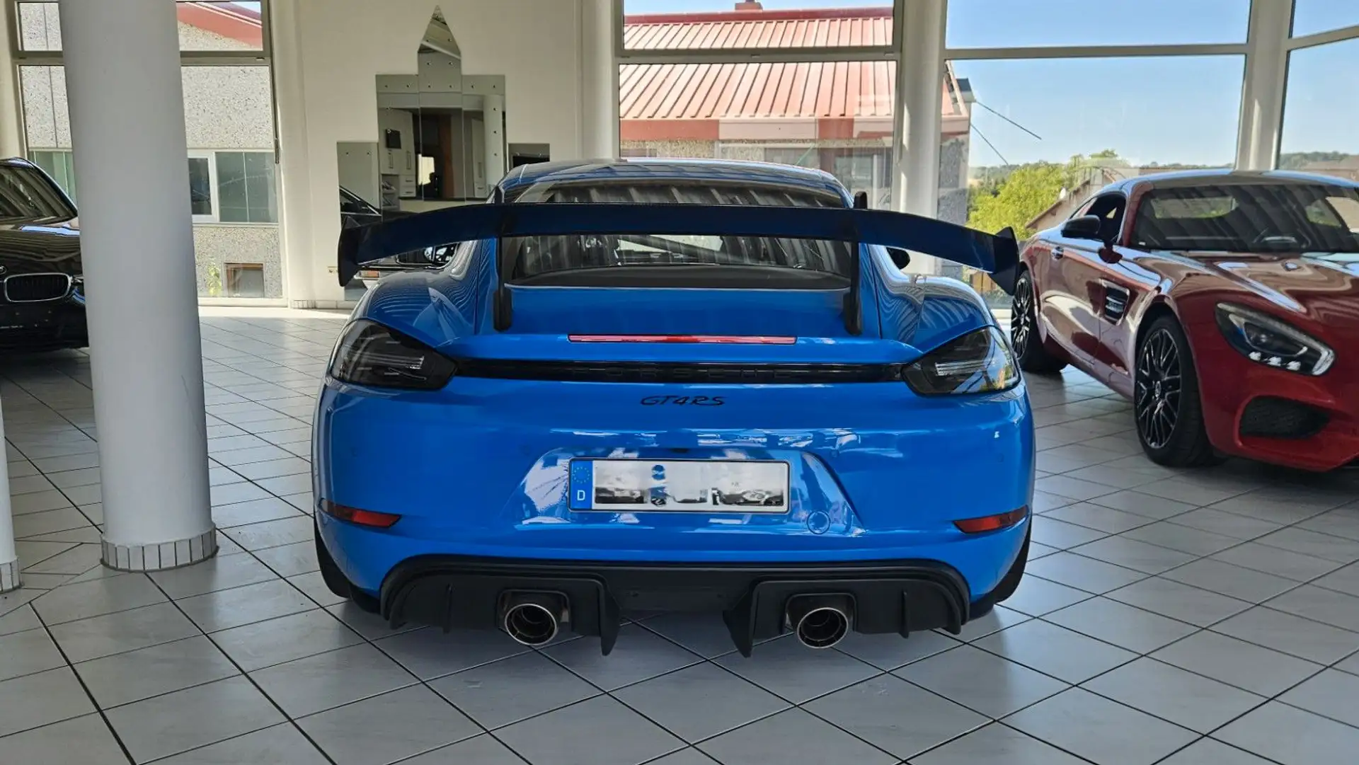 포르쉐 Porsche Cayman Cayman 718 Cayman GT4 RS 2023 파랑 사진 6