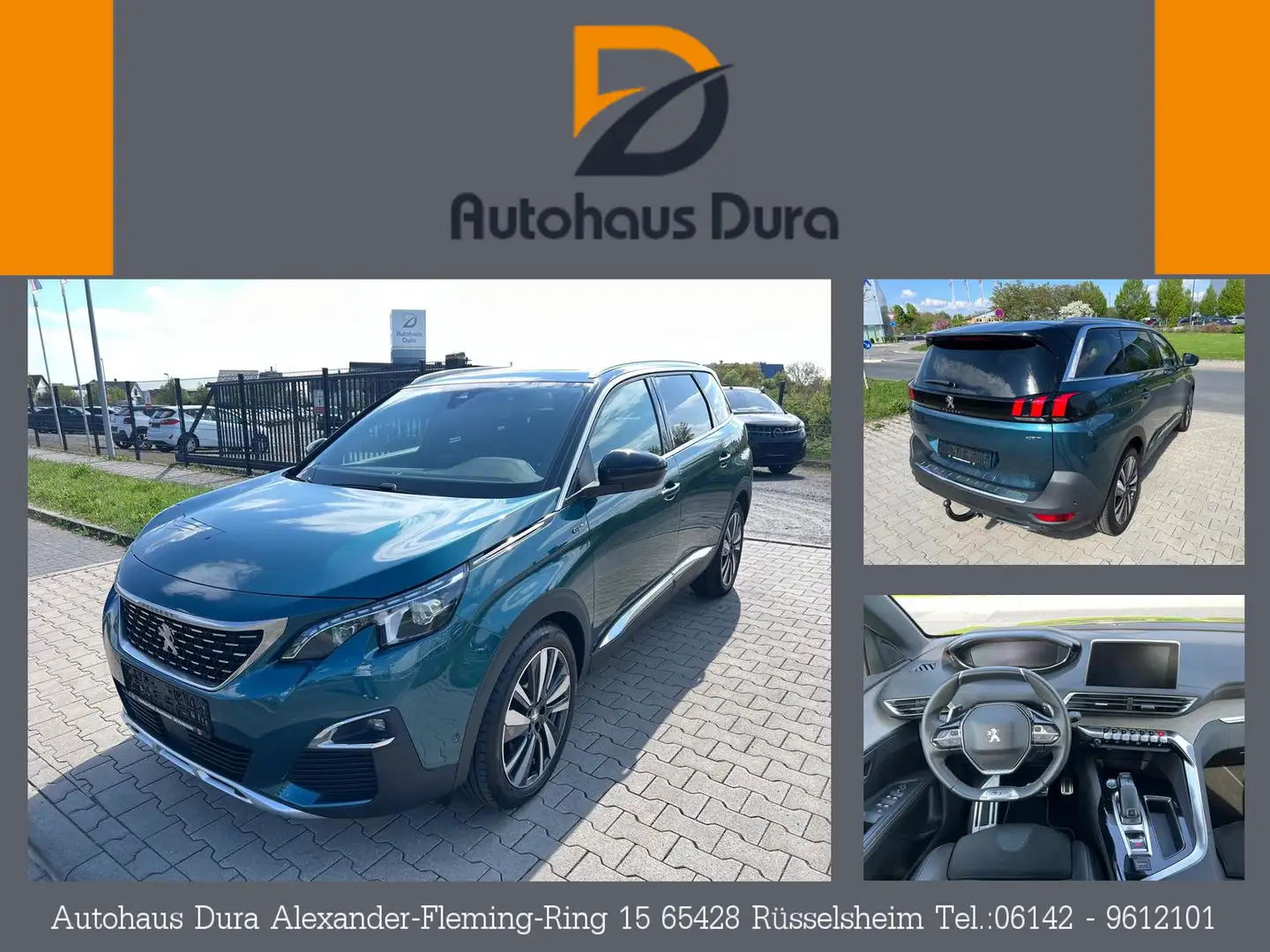 Peugeot 5008 GT BlueHDi 180 Aut. Navi+Led+Pano+Ahk Groen - 1