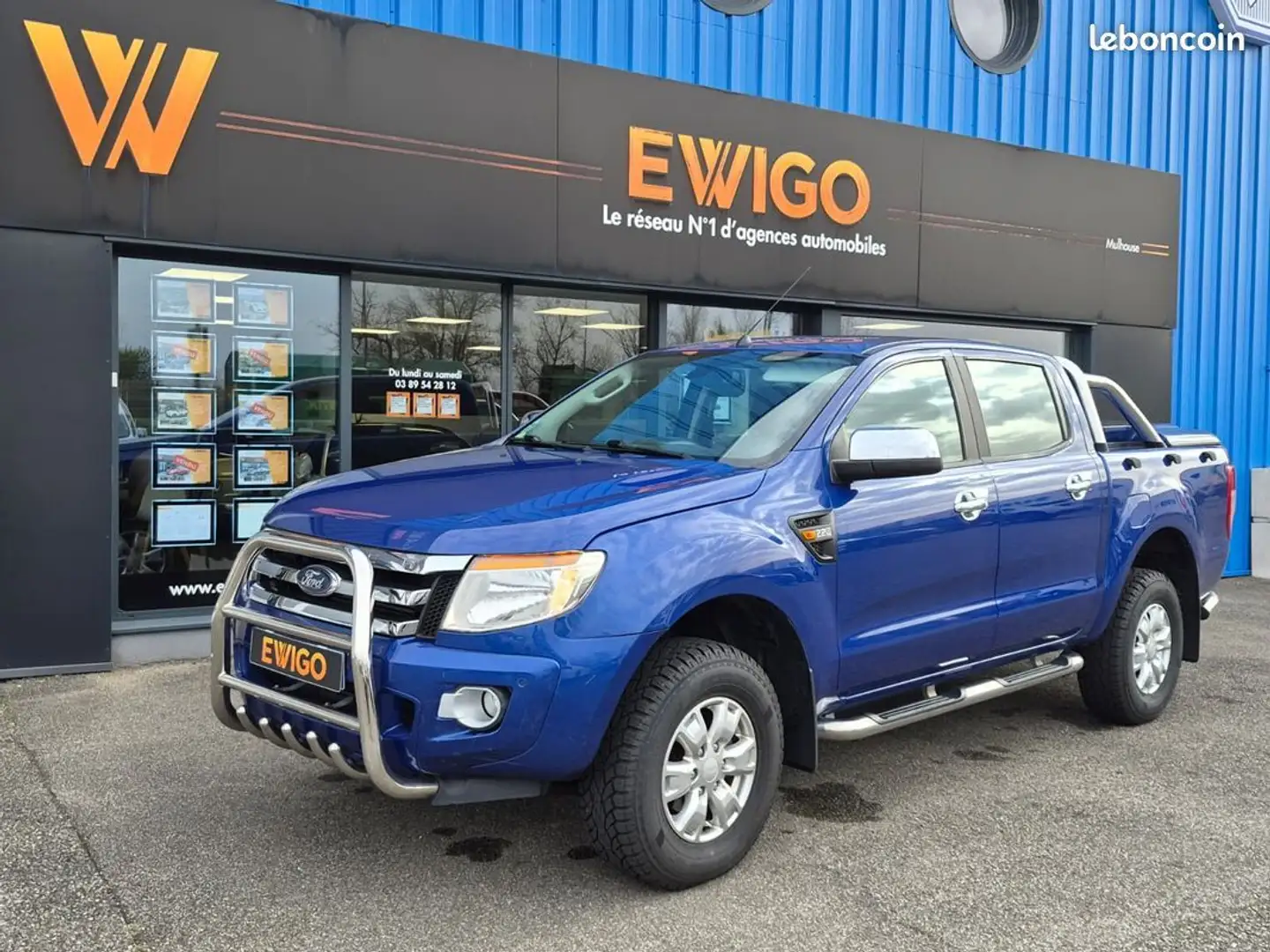 Ford Ranger double cabine 2.2 tdci 150 limited 4x4 Blauw - 1