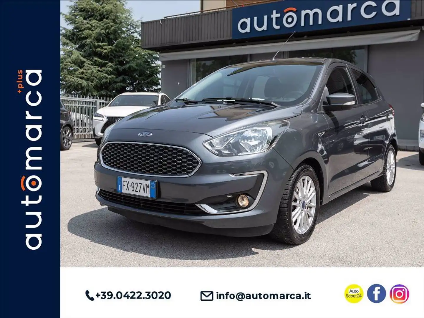 Ford Ka/Ka+ Ka + 1.2 Ultimate 85cv my18 Szürke - 1