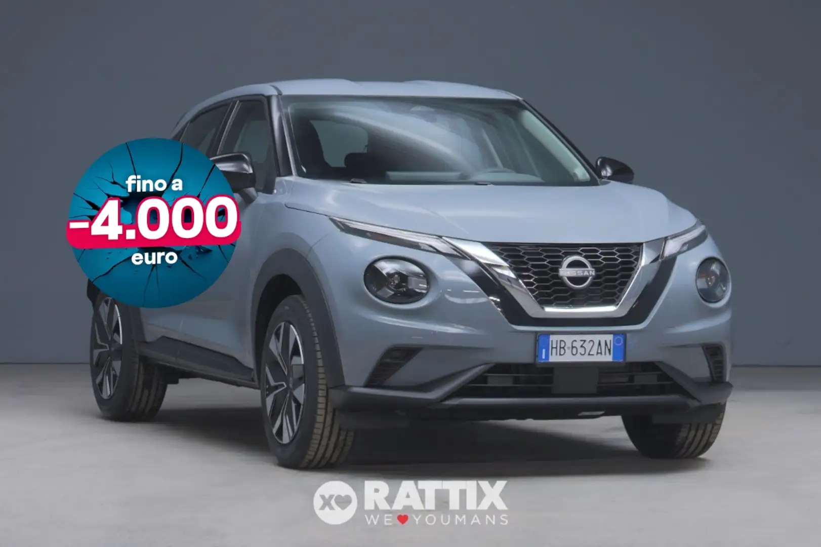 Nissan Juke 1.0 dig-t 114CV Acenta Grau - 1