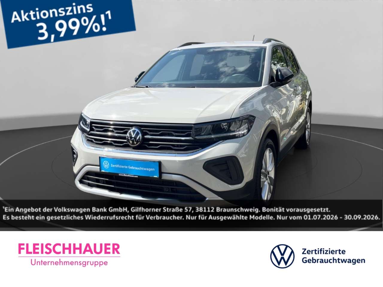 Volkswagen T-Cross 2025 — Goal TSI DSG AHKabn. PLA Parksensoren v+h Navi SHZ