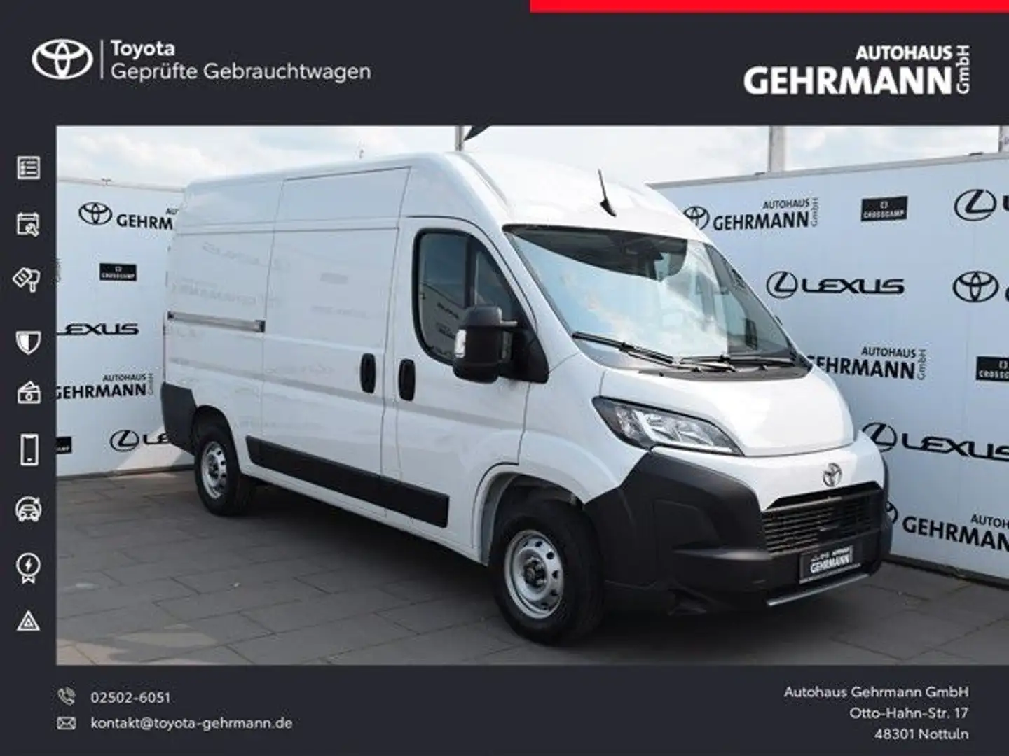 Toyota Proace Max H2 Kasten 35 L2H2 140 Work 4,49% Weiß - 1