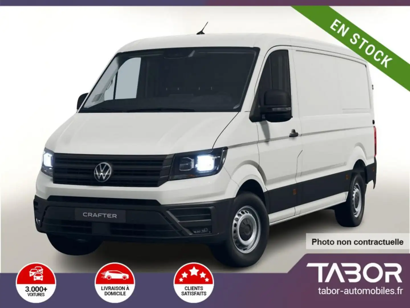 Volkswagen Crafter 35 2.0 TDI 140 AT8 L3H2 DigC Blanc - 1