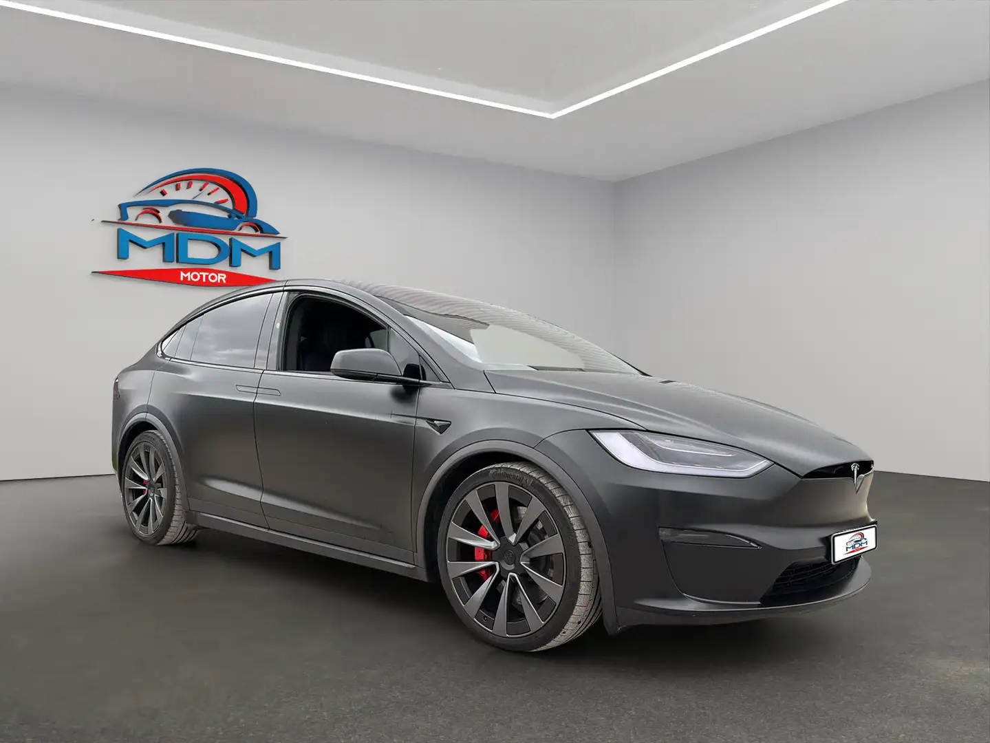 Tesla Model X Plaid AWD Gris - 1