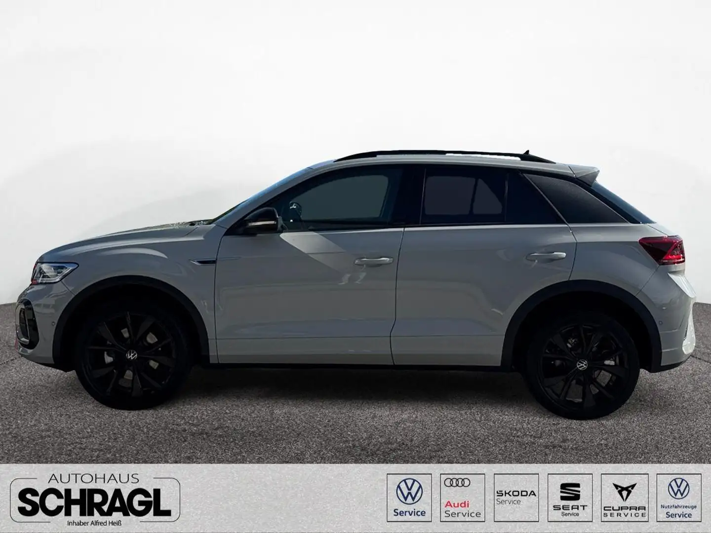 Volkswagen T-Roc 1.5 TSI DSG R-LINE+AHK+PANO+BLACK+NAVI+KAM Grijs - 2