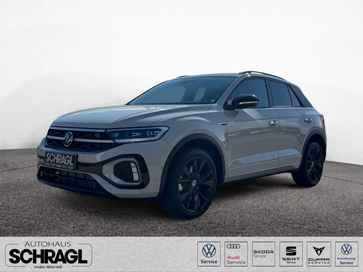 Volkswagen T-Roc 1.5 TSI DSG R-LINE+AHK+PANO+BLACK+NAVI+KAM Gris - 1